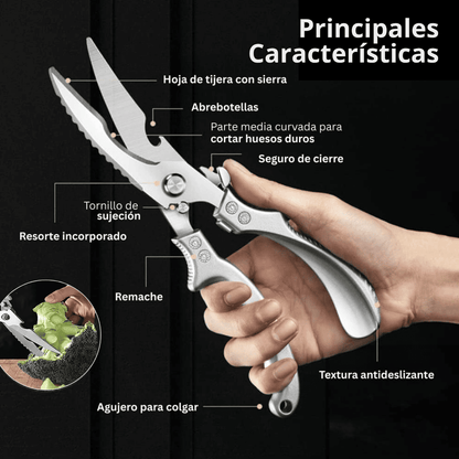 SteelForce™ Tijeras Acero Inoxidable