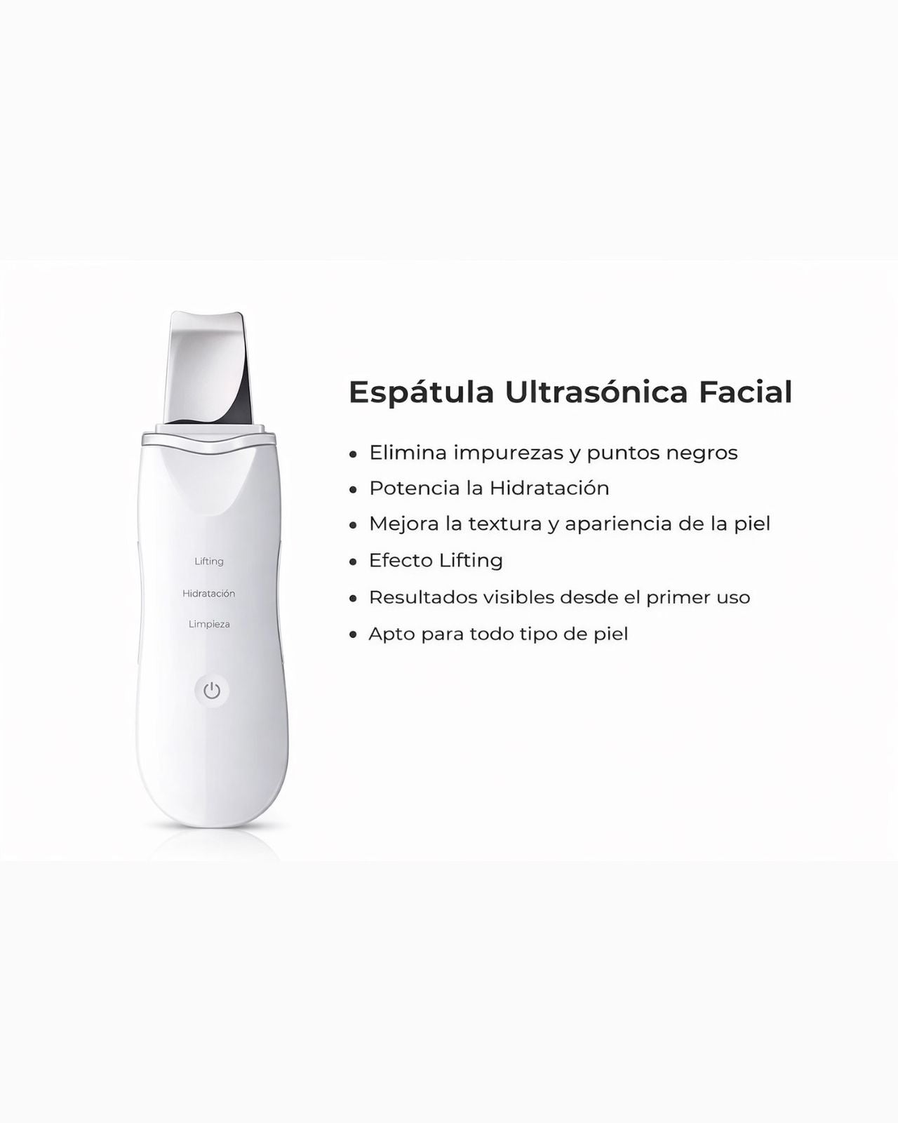 UltraScrub - Espátula Ultrasónica Facial