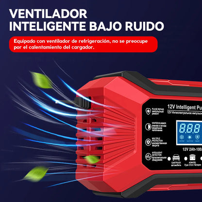 Cargador de Baterias 🔋⚡ “¡No te quedes tirado en el camino! CARGADOR DE BATERIAS CON PANTALLA LED — Arranca Tu Carro Ya 🚘