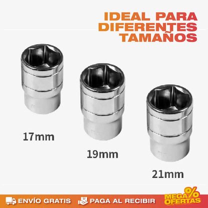LLAVE SACA PERNOS MULTIPLICADORA + ENVÍO GRATIS