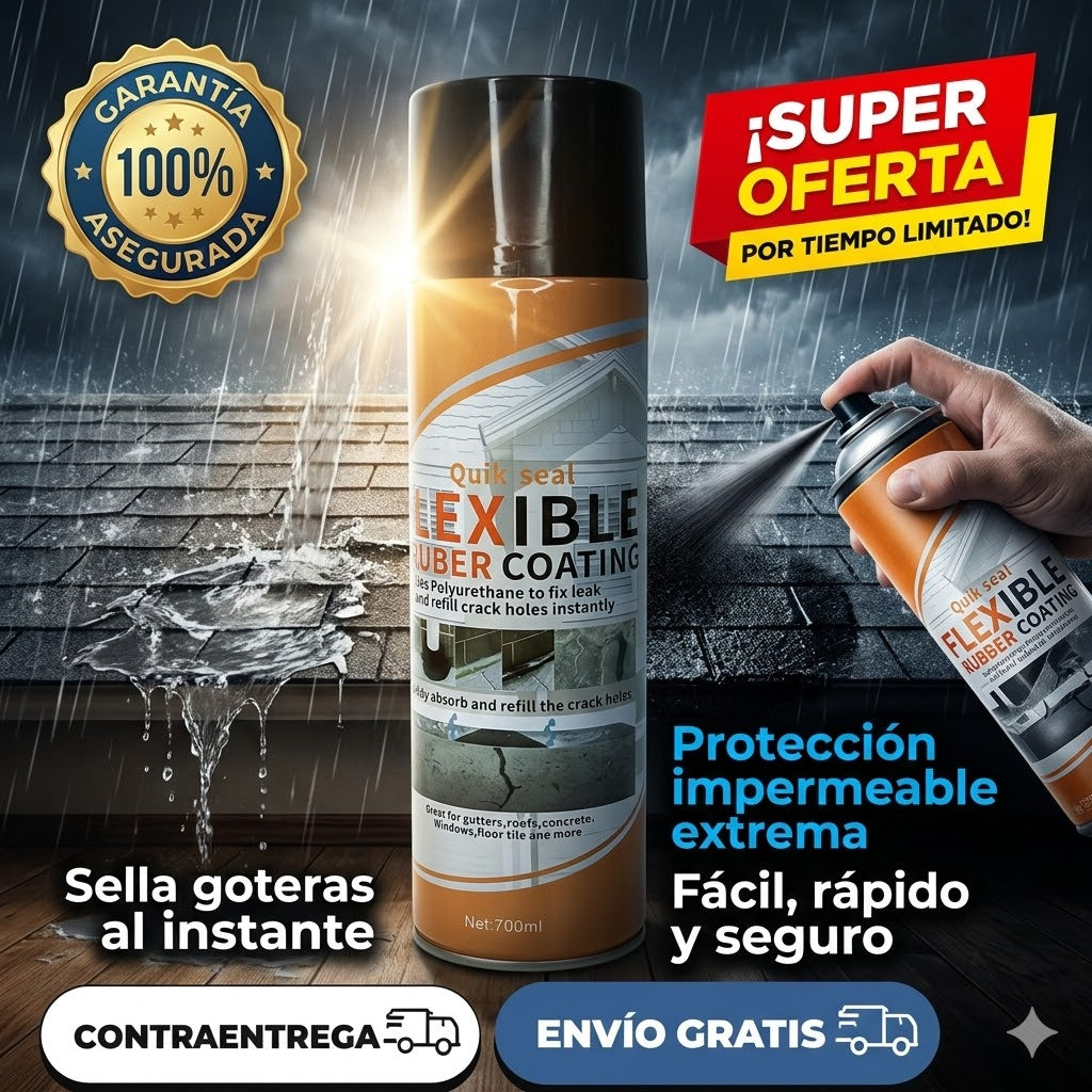 Quik Seal™️ Spray Impermeabilizante para todo tipo de Superficies - ENVÍO GRATIS